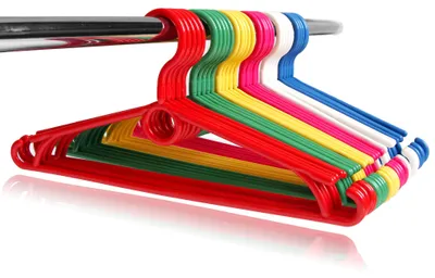 Produktbild von BES-POL Kleiderbügel Bunt Obrotowy Garderobenbügel 25 Stück