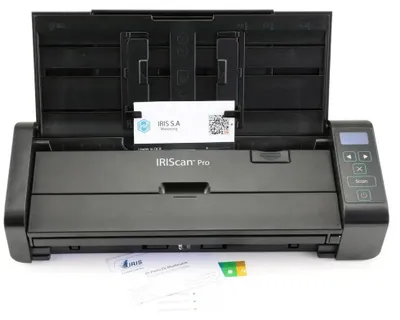 Zdjęcie produktu dla I.R.I.S. IRIScan Pro 5, 216 x 356 mm, 600 x 600 DPI, 24 bit, 23 stron/min, 17 stron/min, 46 ipm