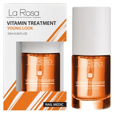 Produktbild von LaRosa VITAMIN TREATMENT - Nagelpflege mit Vitaminen C, E, F und B5 - Regenerati