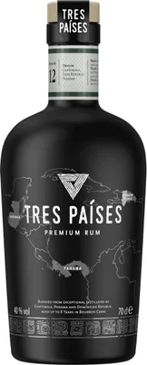 Produktbild von Tres Paises Premium Rum Blend 8 Jahre in Eichenfässern gereift 700ml