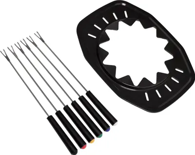 Produktbild von Fritel 141549 SET Fonduering + 6 Fonduegabeln für FF 1400 FF1200 Fondue