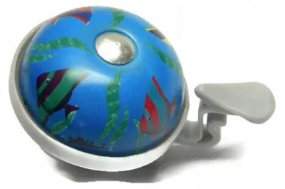 Produktbild von Nuvo o63-2 Kinder Fahrradklingel Fisch Motiv Blau
