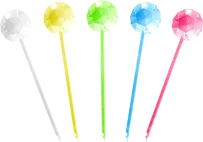 Immagine prodotto di Fackelmann party picker diamond, snack picker, plastica, 10 cm, 100 pezzi