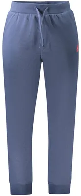 Produktbild von Herren Sporthose Blau mit Kordelzug, Taschen & Stickerei
