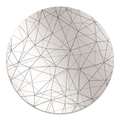 Obrázek produktu pro Kulatá rohožka - Rohožka na židli - Kancelářská rohožka na židli - Kulatý Ø 100 cm - Rohožka - Geometrické linie