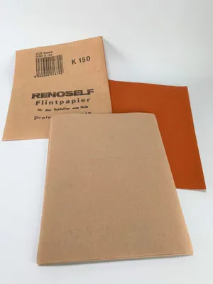 Image de 57x papier abrasif Flint pour bois K 150 COX 980115 Ponçage Émerisage