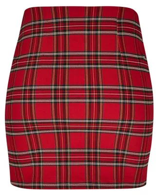 Image de Urban Classics - Jupe pour femmes TN114 (M) (rouge/noir)