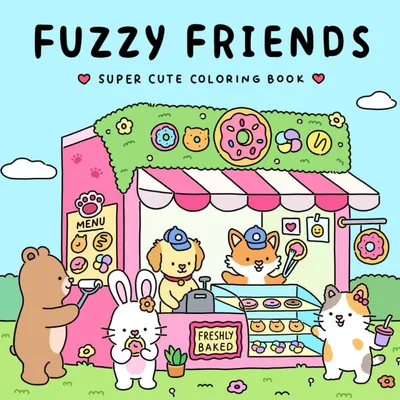 Productafbeelding van Kleurboek voor volwassenen: Fuzzy Friends – Superknuffige dierenmotieven om te ontspannen en in te kleuren