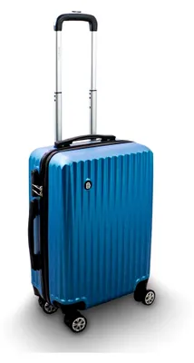 Produktbild von Hartschalen Trolley Handgepäck Reisekoffer Größe M - Blau