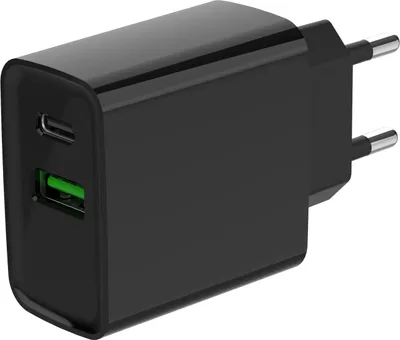 Immagine prodotto di GEMBIRD Gembird TA-UC-PDQC20-01-BK mobile device charger Universal Black AC Fast charging Indoor