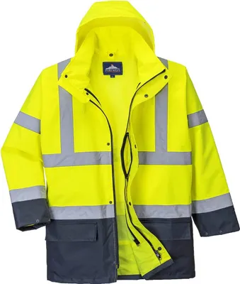 Produktbild von Portwest S766 Winter Warnschutz Jacke 5-in-1 Yellow/Navy Gr. XXL