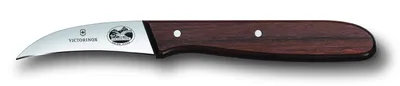 Image de VICTORINOX Couteau à légumes Tournier courbé 6 cm manche en bois Wood Collection