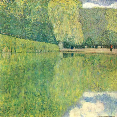Produktbild von Gustav Klimt Kunstdruck Bild - Park Schönbrunn, 1916 (70 x 70 cm)