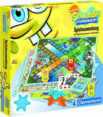 Produktbild von Clementoni - Spielesammlung - Spongebob Schwammkopf