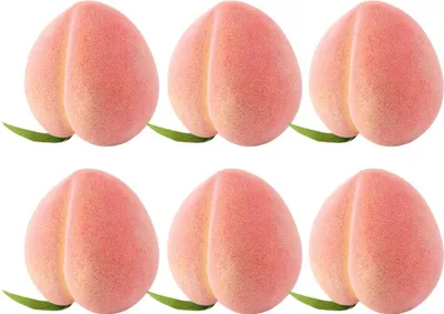 Obrázek produktu pro 6PCS Umělé broskve Simulační broskve Ovoce Živé rekvizity pro domácí ovoce Obchod Supermarket Stolní dekorace