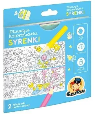 Productafbeelding van CzuCzu Dłuuugie kolorowanki Syrenki
