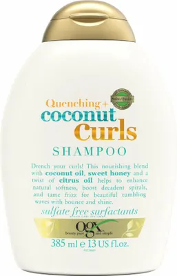 Image de Shampooing Coconut Curls Hair 385ML - Sans sulfate ni parabène