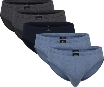 Produktbild von 5er Pack Götzburg Slip M L XL XXL Sportslip Unterhose Brief, Farbe:Mehrfarbig, Wäschegröße:XL