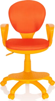 Produktbild von hjh OFFICE detská otočná stolička KID COLOUR stolová stolička pre deti výškovo nastaviteľná s podrúčkami látka