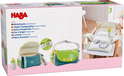Produktbild von HABA Zubehör für Stoffpuppe Wickeltasche Sommerwiese 1306516001