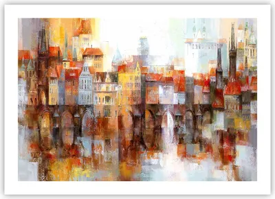Produktbild von Poster - Poster ohne Rahmen - Stadt Mietshaus - 70x50 cm - Wand Bild - Wanddeko - Wandbilder - Kunstposter - Wandposter - Bilder - Kunstdruck - Wanddekoration - Wandbild - P2XAA70x50-3476