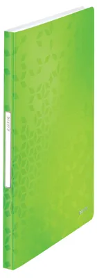 Productafbeelding van LEITZ 4632-00-54 Presentatiemap WOW, A4, polypropyleen, met 40 insteekhoesjes, groen metallic