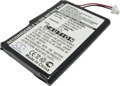 Immagine prodotto di TECHTEK Batteria compatibile con [BTI] GPS-GAR3200, per [Garmin] iQue 3200, iQue 3600, iQue 3600a sostituisce 1A2W423C2, per A2X128A2, per PW029123