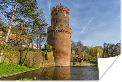 Produktbild von MuchoWow® Poster Nijmegen - Turm - Park 90x60 cm - Schlafzimmer