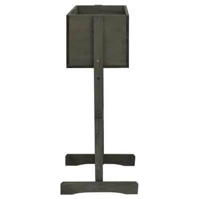 Produktbild von "im Sonderangebot" Garten-Spalier mit Blumenkasten Grau 45x30x74 cm Tannenholz - NeuMöbel2553954