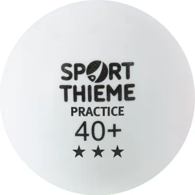 Produktbild von Sport-Thieme Tischtennisball "Practice", Weiß
