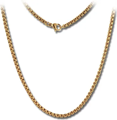 Immagine prodotto di Amello Coin chain 50cm catena ad ancora in acciaio inossidabile collana da donna oro ESC101Y