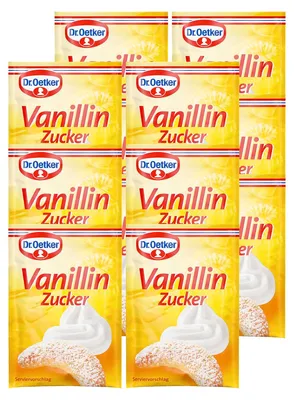 Immagine prodotto di Dr Oetker Zucchero vanigliato aromatizzato per dessert 80g confezione da 12