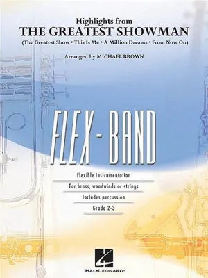 Produktbild von Highlights aus "The greatest Showman" für flexible Konzertband