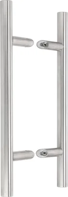 Produktbild von KOTARBAU® Außentürbeschlag Doppelseitiger Haustürgriff aus Edelstahl 45 Grad 300x500 mm