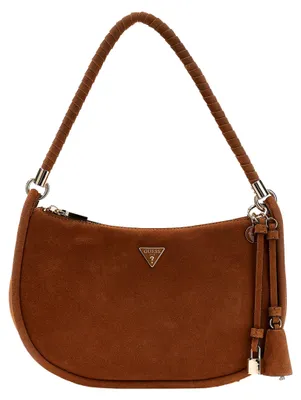 Produktbild von Guess Danya Logo Shoulder Bag In Cognac For Women – 30 x 10 x 20 CM / Cognac