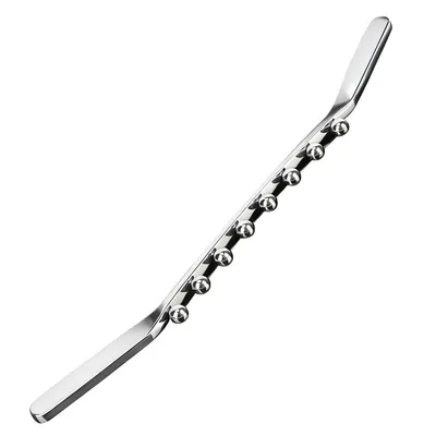 Produktbild von Gua Sha Stab aus Edelstahl, Ganzkörper Massagestab für Faszienmassage, Druckpunkt-Muskelschaber & Körperformung