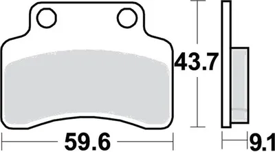 Zdjęcie produktu dla Klocki hamulcowe przedniego koła do roweru Mash Bibob 50 2T z lat 2015–2016 – klocki hamulcowe firmy TRW – nowe