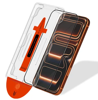 Obrázek produktu pro 1-balení iPhone 17 Pro Ochranné sklo na displej - Tvrzené sklo | [Automatická instalace] - Bez bublin