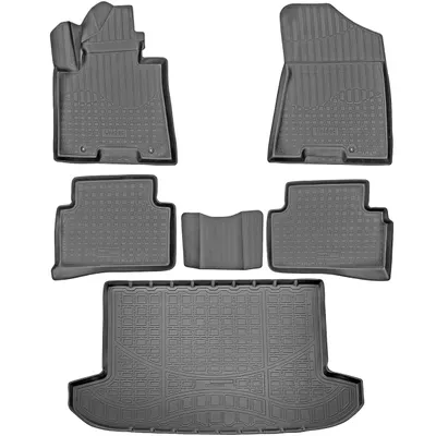 Produktbild von Fußmatten & Kofferraumwanne Set passend für  Hyundai Tucson III, Typ TL | ab 2015>