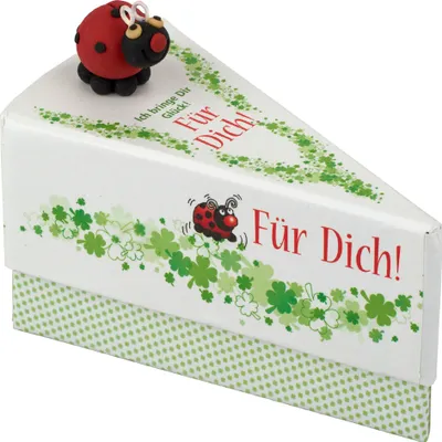 Produktbild von HERGO Geschenkschachtel Tortenstück "Für Dich"