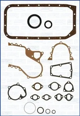 Produktbild von AJUSA 54047100 Dichtungssatz Kurbelgehäuse für TOYOTA Celica Coupe (A2) Celica Schrägheck (A4) COROLLA Coupe (KE) CARINA (TA1) Corolla Schrägheck
