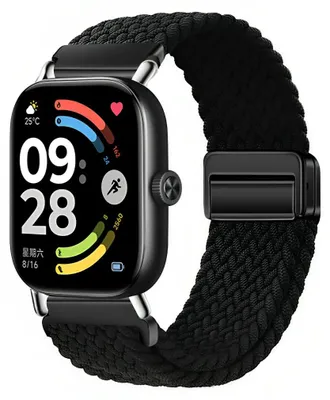 Obrázek produktu pro Nylonový řemínek pro chytré hodinky Honor Watch X5 s magnetickým zapínáním, černý