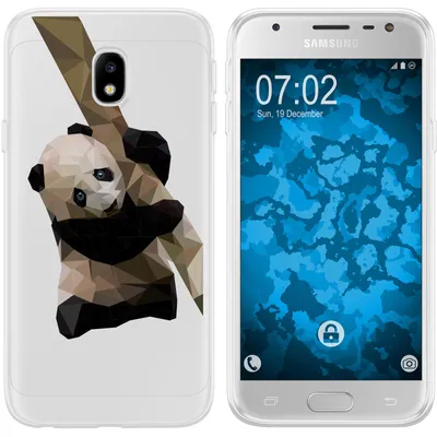 Produktbild von PhoneNatic Case kompatibel mit Samsung Galaxy J3 2017 Silikon-Hülle Vektor Tiere M4
