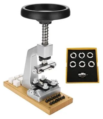 Productafbeelding van Horlogekastopener met 6 Gegroefde Matrijzen voor Horloge Reparatie
