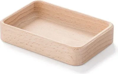 Obrázek produktu pro Metrie, Kvida-9010 Dřevěná miska, buk, 100×70 mm