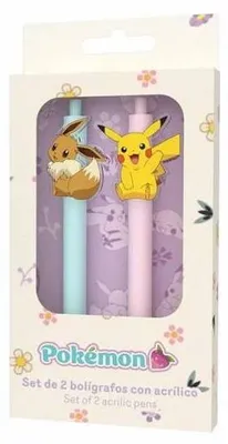 Image de Cyp Brands Pokémon Flowers Blister Avec 2 Stylos One Size