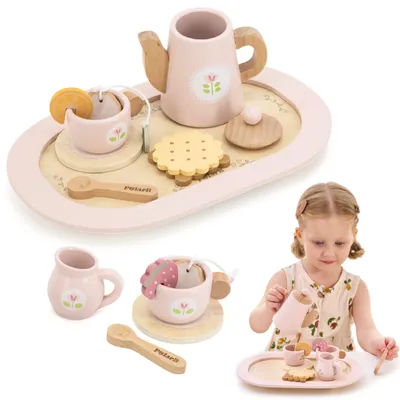 Produktbild von VIGA PolarB Holz-Teeset „Teeträume“
