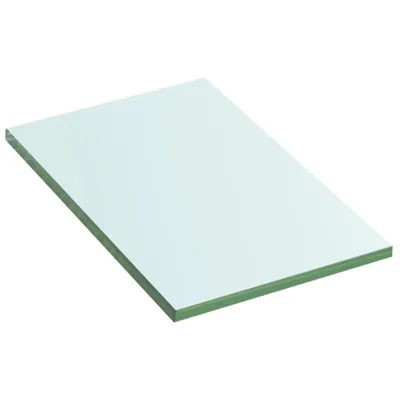 Image de Maison Exclusive - Étagères, lot de 2, en verre transparent, 20 x 12 cm