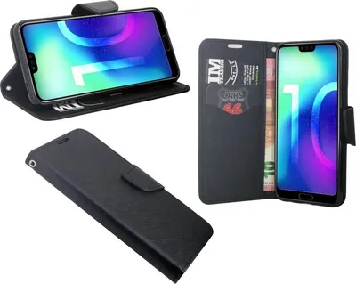 Obrázek produktu pro Pouzdro na mobilní telefon Honor 10 flipové pouzdro ochranné pouzdro na smartphone černé