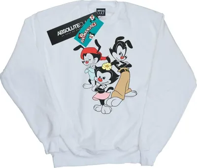 Image de Animaniacs - Sweat-shirt pour homme BI8264 (S) (Blanc)